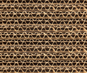 corrugated cardboard