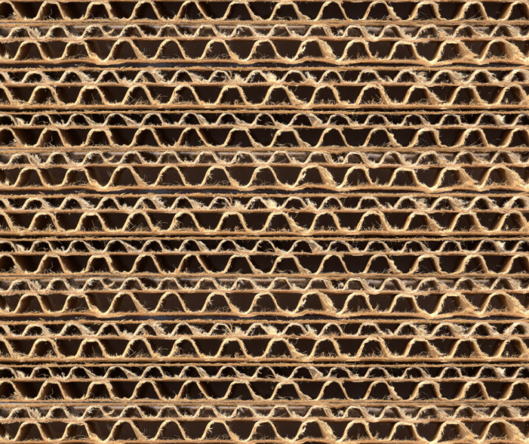 corrugated cardboard