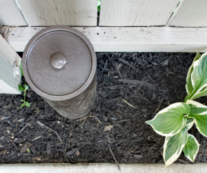 In ground worm composter