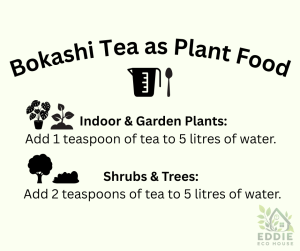Bokashi Tea as Plant Food