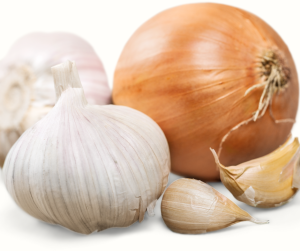 Onion and garlic