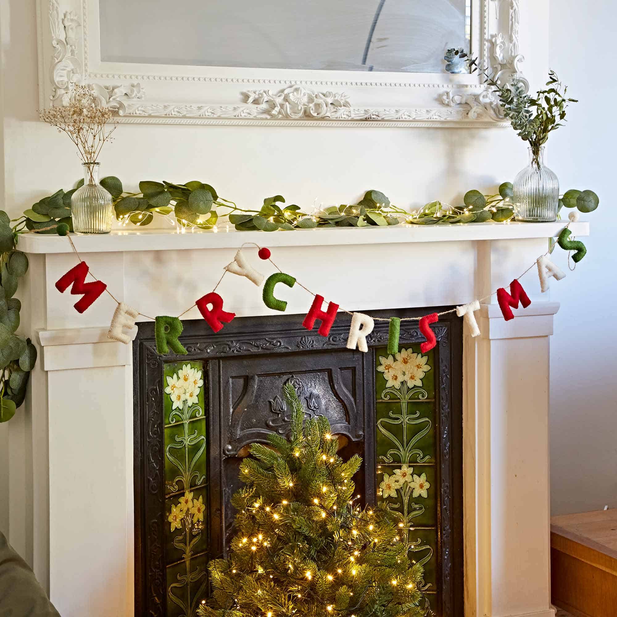 Felt Merry Christmas Letter Garland