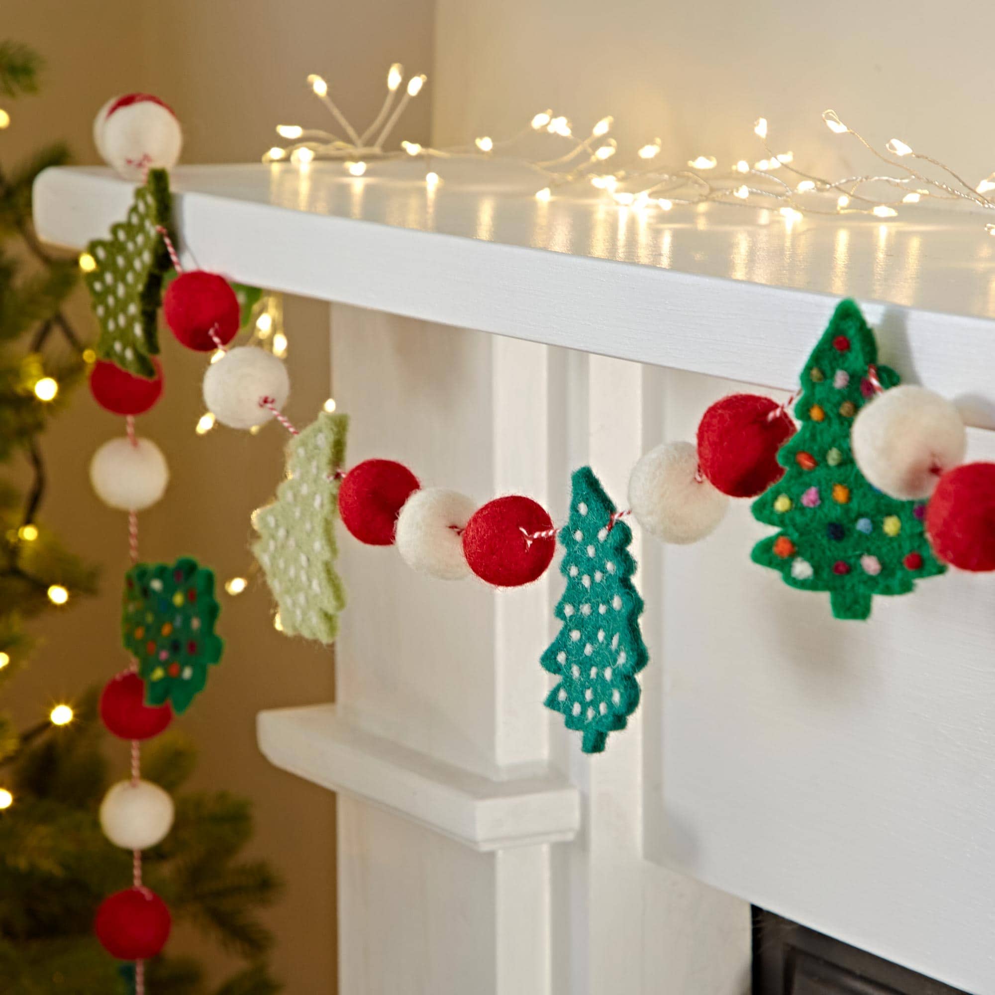 Felt Christmas Tree Garland